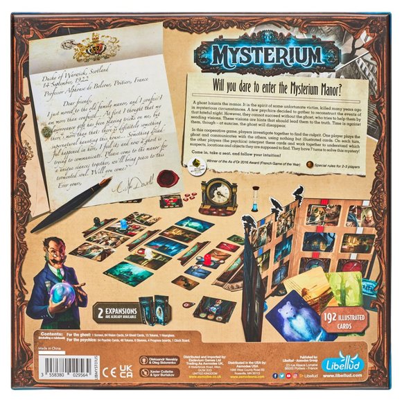 Mysterium Cooperative Board Game for Ages 10 and up, from Asmodee - Picture 7 of 8